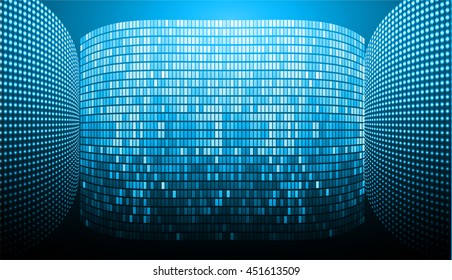 dark blue cyber Light Abstract Technology background for computer graphic website internet and business. circuit. illustration. digital. infographics. binary code background. Global. vector. pixel