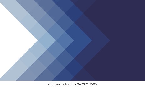Dark Blue Diagonal Gradient Abstract Background with Geometric Arrow Pattern for Business, IT, Technology, Digital Marketing, Web Design, and Corporate Presentations