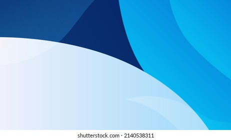 Dark blue digital art and light in middle, navy presentation background. Premium background design with dark blue line pattern. Vector horizontal template for digital luxury business banner