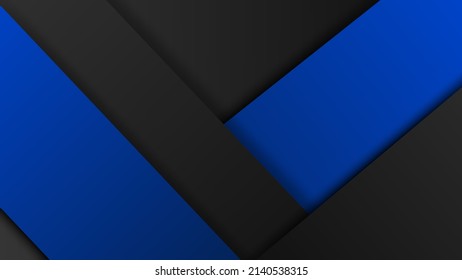 Dunkelblaue digitale Kunst und Licht auf mittlerem, maritimen Hintergrund. Premium-Hintergrund-Design mit dunkelblauen Linienmustern. Horizontale Vektorvorlage für digitales Luxusbanner