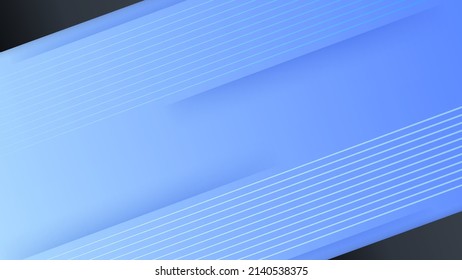 Dunkelblaue digitale Kunst und Licht auf mittlerem, maritimen Hintergrund. Premium-Hintergrund-Design mit dunkelblauen Linienmustern. Horizontale Vektorvorlage für digitales Luxusbanner