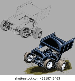 dark blue drag race splash racing car splash isolated in gray background for business elements, screen printing, digital printing,DGT,DFT and poster.