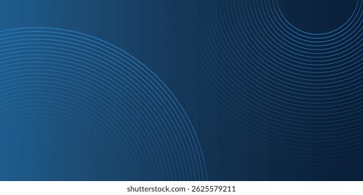 Dark blue dynamic abstract vector background with diagonal lines. 3d business presentation banner cover for sales event evening party. Fast moving circles, soft wave lines . vector Eps 10