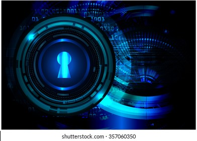 dark blue eye Light Abstract Technology background for computer graphic website internet and business. circuit. illustration. digital. infographics. binary code. key. scan virus vector
