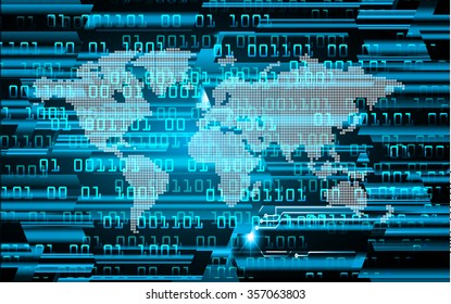 dark blue eye Light Abstract Technology background for computer graphic website internet and business. 