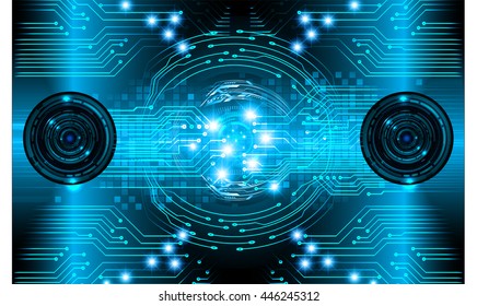 dark blue eye Light Abstract Technology background for computer graphic website internet and business. circuit. illustration. digital. infographics. binary code. www. vector. cyber