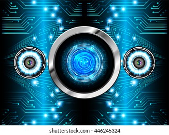 dark blue eye Light Abstract Technology background for computer graphic website internet and business. circuit. illustration. digital. infographics. binary code. www. vector. cyber