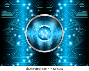 dark blue eye Light Abstract Technology background for computer graphic website internet and business. circuit. illustration. digital. infographics. binary code. www. vector. cyber