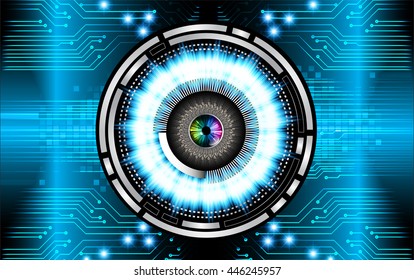 dark blue eye Light Abstract Technology background for computer graphic website internet and business. circuit. illustration. digital. infographics. binary code. www. vector. cyber
