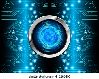dark blue eye Light Abstract Technology background for computer graphic website internet and business. circuit. illustration. digital. infographics. binary code. www. vector. cyber