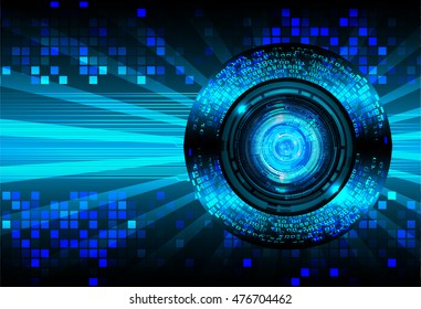dark blue eye Light Abstract Technology background for computer graphic website internet and business. circuit. illustration. digital. infographics. binary code