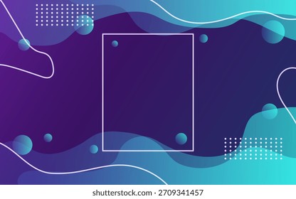 Dark Blue Fantasy Fluid Gradient Night Background