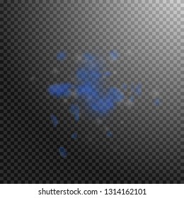 Dark blue flower petals falling down. Mesmeric romantic flowers explosion. Flying petal on transparent square background. Love, romance concept. Artistic wedding invitation.