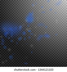 Dark blue flower petals falling down. Lively romantic flowers corner. Flying petal on transparent square background. Love, romance concept. Alive wedding invitation.