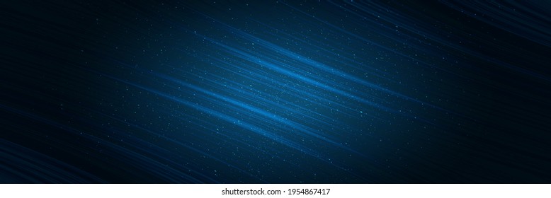 Dark Blue Galaxy background with Universe and starry concept design,vector