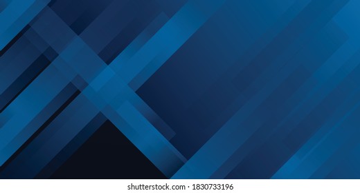 Dark blue geometric background. 3D modern abstract presentation background. Abstract decoration, light blue pattern, vector illustration with modern corporate concept. Use for banner, cover, and more