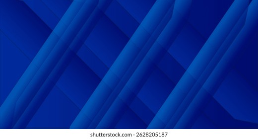 Fundo geométrico azul escuro. Vetor Eps10