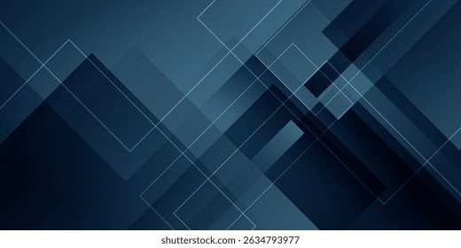 Fondo geométrico azul oscuro con Elementos de Formas. eps 10 Vector dinámico