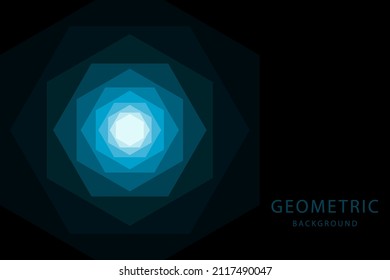 Dark blue geometric background. Vector illustration.