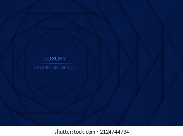 Dark blue geometric background. Vector illustration.