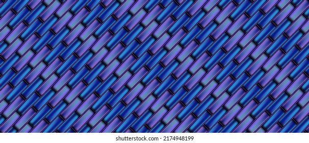 Dark blue geometric grid background. Modern dark abstract vector texture