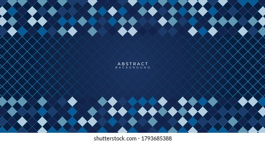 Dunkelblauer, geometrischer, neutraler abstrakter Hintergrund für Präsentationsdesign