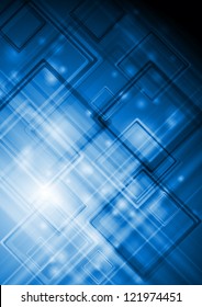 Dark blue geometrical background. Vector design eps 10