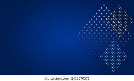 Dark Blue Geometry vector design. Blue abstract background design suitable for futuristic, energy technology concept. Template for presentation, web design, banner, etc.