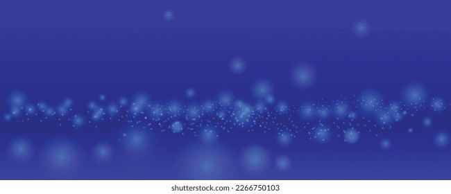 Dark blue and glow particle abstract vector background