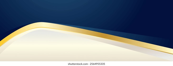 Dark blue and gold abstract background