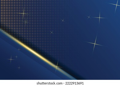 Dark blue and dark gold color vector abstract background texture design