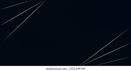 Capa geométrica de superposición de fondo de Vector azul oscuro y oro