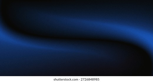 Fondo Abstractas degradado azul oscuro. Gradiente borroso con efecto de textura de ruido de grano, elegante y futurista bueno para el Fondo de pantalla, espacio de copia
