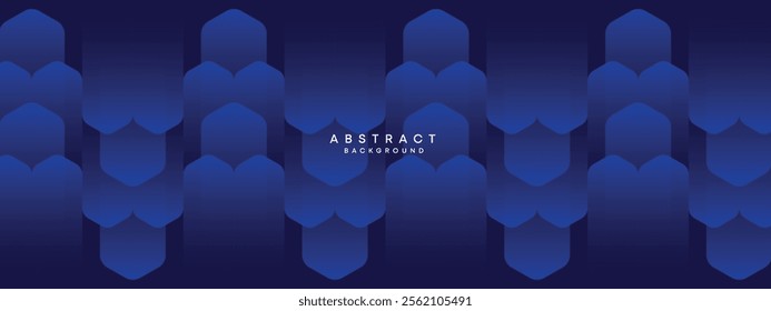 Dark Blue Gradient Abstract Geometric Flowing Lines Background. Abstract Navy Blue Geometric Featuring Line Backdrop with Gradient Shapes for Corporate Presentations, Digital Artwork, Website Design