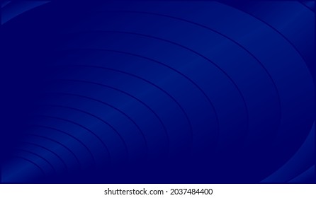 Dark blue gradient abstract stacked circle style texture. Modern abstract vector illustration. Template can be used as background