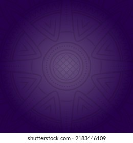 dark blue gradient background with abstract flower ornament motif. elegant, creative and unique. suitable for background, texture, wallpaper, decor, brochure and poster