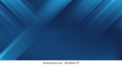 Dark blue gradient background with abstract graphic elements for presentation background and web header design. Suit for business, corporate, institution, party, festive, seminar, and talks.