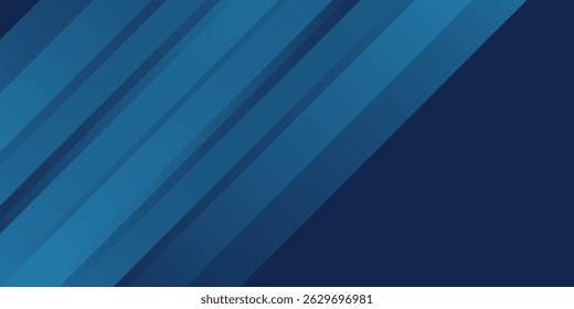 Dark blue gradient background with abstract graphic elements for presentation background and web header design. Suit for business, corporate, institution, party, festive, seminar, and talks.