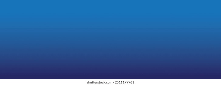 Dark blue gradient background banner. Abstract colorful backdrop with soft color transition and empty space for text, perfect for web design. Vector illustration.