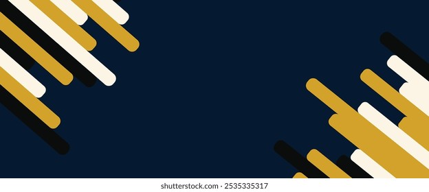 Dark blue gradient background. Geometric abstract with dark blue color gradation. Suit for banner, flyer, social media promotion, web design, certificate, voucher, invitation card, etc  