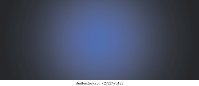 O fundo do gradiente azul escuro parece moderno. Com espaço disponível para publicidade, sinais de produtos, decoração de sites e banners de produtos.