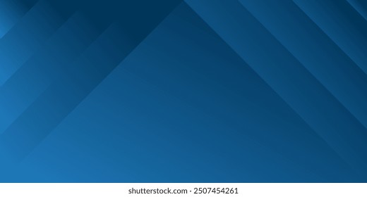 a dark blue gradient background with overlapping geometric shapes. The design is modern and dynamic, with a focus on lines and angles.