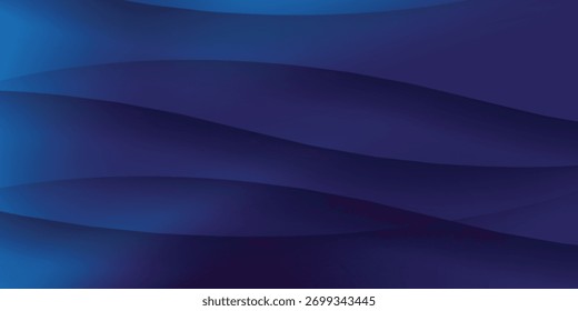 Gradiente de azul escuro. Fundo abstrato borrado azul. ilustração escura