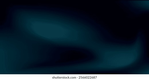 Dark blue gradient color background. Abstract dark blue background. Banner for advertise product on website. Space for text. Vector illustration.