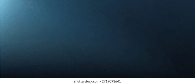 Dark blue gradient color background. Abstract dark blue background. Banner for advertise product on website. Space for text. Vector illustration.