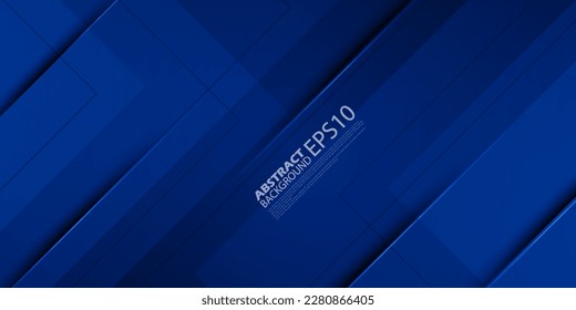Dark blue gradient illustration background with 3d look shadow and simple lights pattern. cool design and luxury.Eps10 vector
