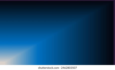 Dark blue gradient lighting blur background, Blue business background, Dark blue background, left bottom spotlight