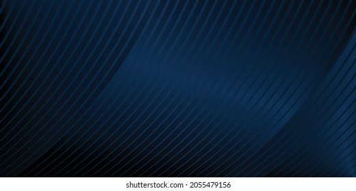 dark blue gradient line wave background