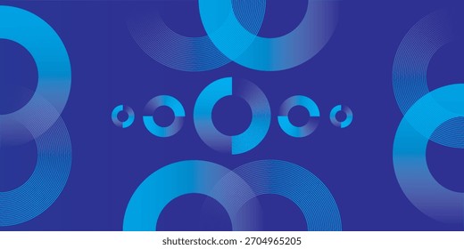 Fondo abstracto de líneas degradadas azul oscuro. Líneas geométricas Diseño gráfico moderno.