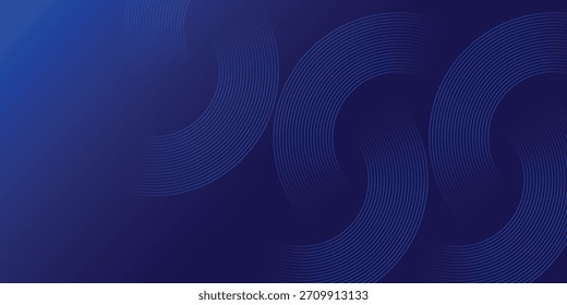 Dunkelblaue Farbverlauf-Linien abstrakter Hintergrund. Geometrische Linien Modernes Grafikdesign.